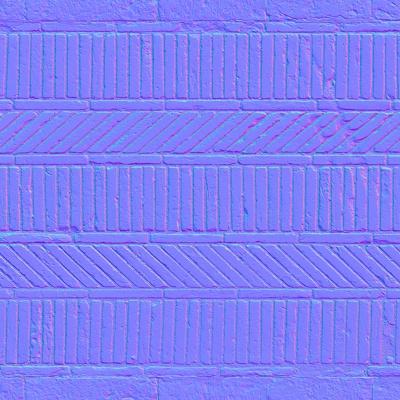  无缝做旧红砖墙面地面 