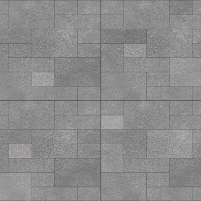  无缝室外拼花水泥地砖贴图 