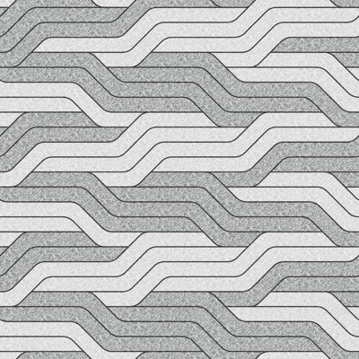  无缝几何波纹黑白条纹跳色砖 