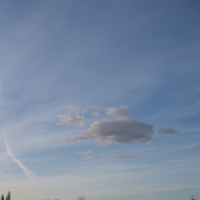  傍晚的日落天空景观风景 