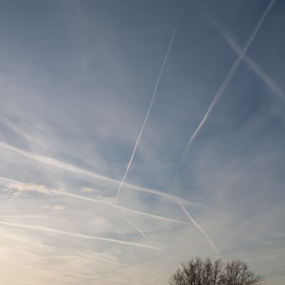  傍晚的日落天空景观风景 