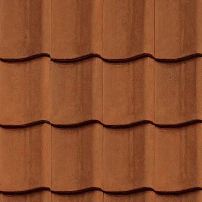  无缝中式建筑屋顶红色陶土沥青瓦片 