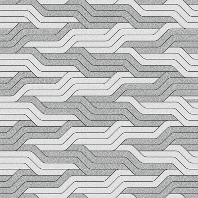  灰色条纹跳色铺装条形广场砖 