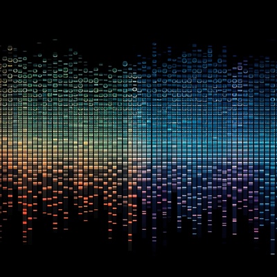  科技感数字屏幕贴图 