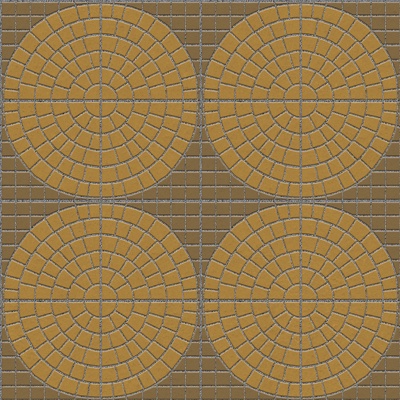  无缝鹅软石拼花地砖人行道路地面广场铺贴 