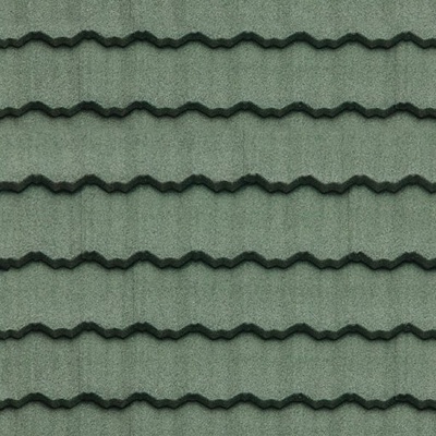 绿色 屋顶 屋面 瓦片