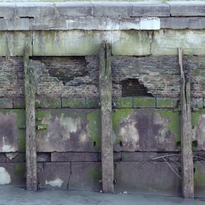  现代新中式其它墙面 灰色做旧石头墙面 外墙 