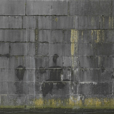  现代新中式其它墙面 灰色做旧石头墙面 外墙 