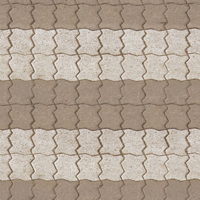  无缝拼花水泥地砖人行道路地面广场铺贴 