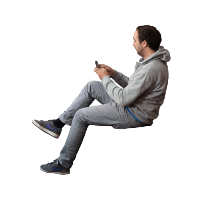  png免抠坐姿人物 办公人物 商务人物 时尚休闲人物 