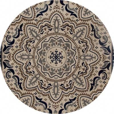  欧式圆形地毯 