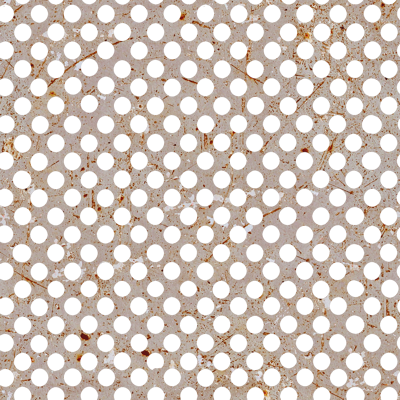  无缝免扣灰色镂空冲孔板穿孔金属板铝板 