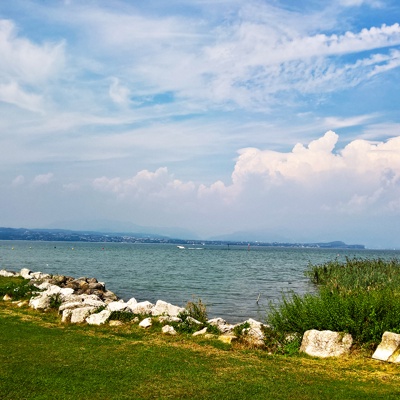  湖面海面景观风景 