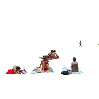  png免抠坐姿人物 休闲坐卧草坪的人 户外游玩人物 草坪上休 