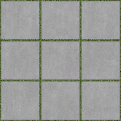  无缝拼花水泥地砖人行道路地面广场铺贴 