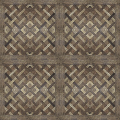  无缝复古木纹木地板石材几何拼花图案瓷砖花砖地砖墙砖 