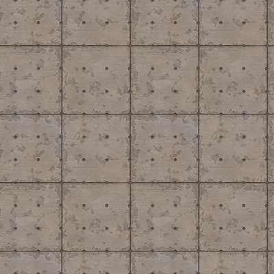  无缝破损水泥拼花地砖人行道路地面广场铺贴 