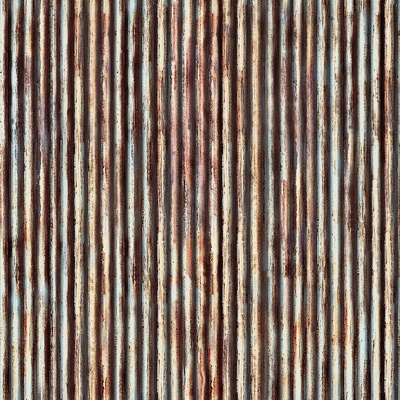  无缝建筑屋顶彩钢金属铁皮波浪瓦片 