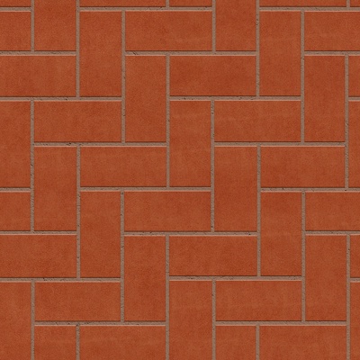  无缝人字纹陶瓦拼花地砖人行道路地面广场铺贴 