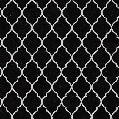  无缝花岗岩石材拼花地砖人行道路地面广场铺贴 