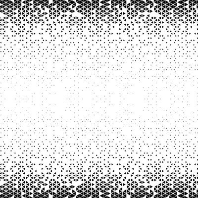  双向三角形黑白渐变金属冲孔铝板穿孔板黑白凹凸贴图 