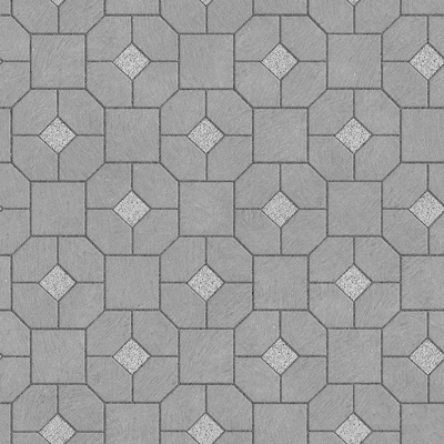  无缝水泥拼花地砖人行道路地面广场铺贴 