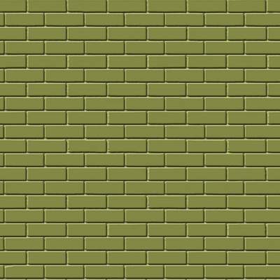  无缝绿色砖墙墙面外墙地面 