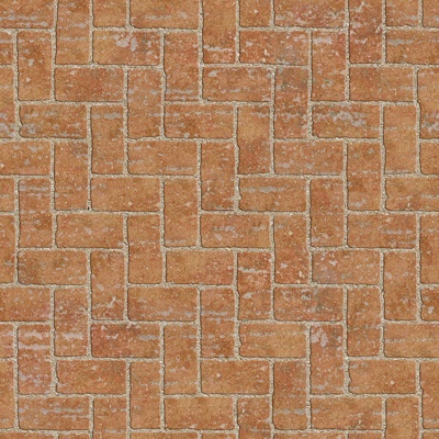  无缝人字纹陶瓦拼花地砖人行道路地面广场铺贴 