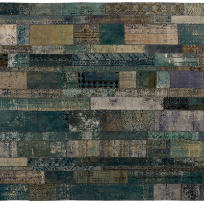  免扣欧式古典复古做旧中古地毯 