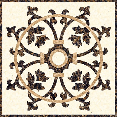  欧式石材拼花 方形拼花 大理石拼花 瓷砖地面 