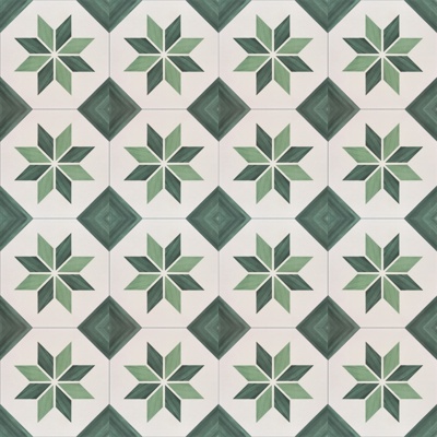  高清瓷砖复古简约几何拼花 