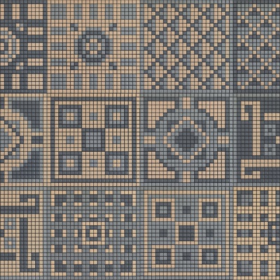  无缝拼花图案马赛克瓷砖石材方格子砖拼花地砖墙砖瓷砖 