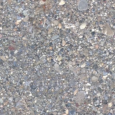  无缝泥土碎石鹅软石地面道路面 