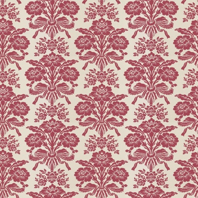  无缝红色欧式法式古典花纹壁纸壁布墙布 