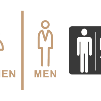  厕所标识免抠贴图 