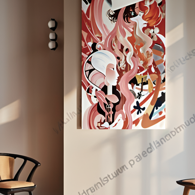  抽象挂画 现代轻奢挂画 轻奢法式挂画 