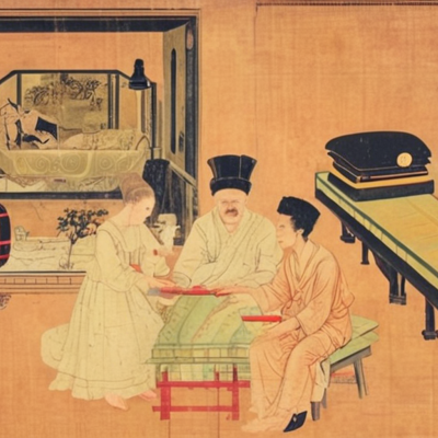  中式壁纸壁画 新中壁画 