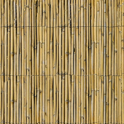 无缝黄色做旧竹竿竹子栅栏 