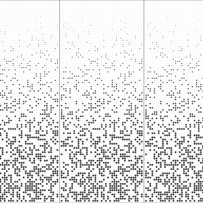  金属穿孔板 黑白渐变穿孔铝板 渐变冲孔铝板 