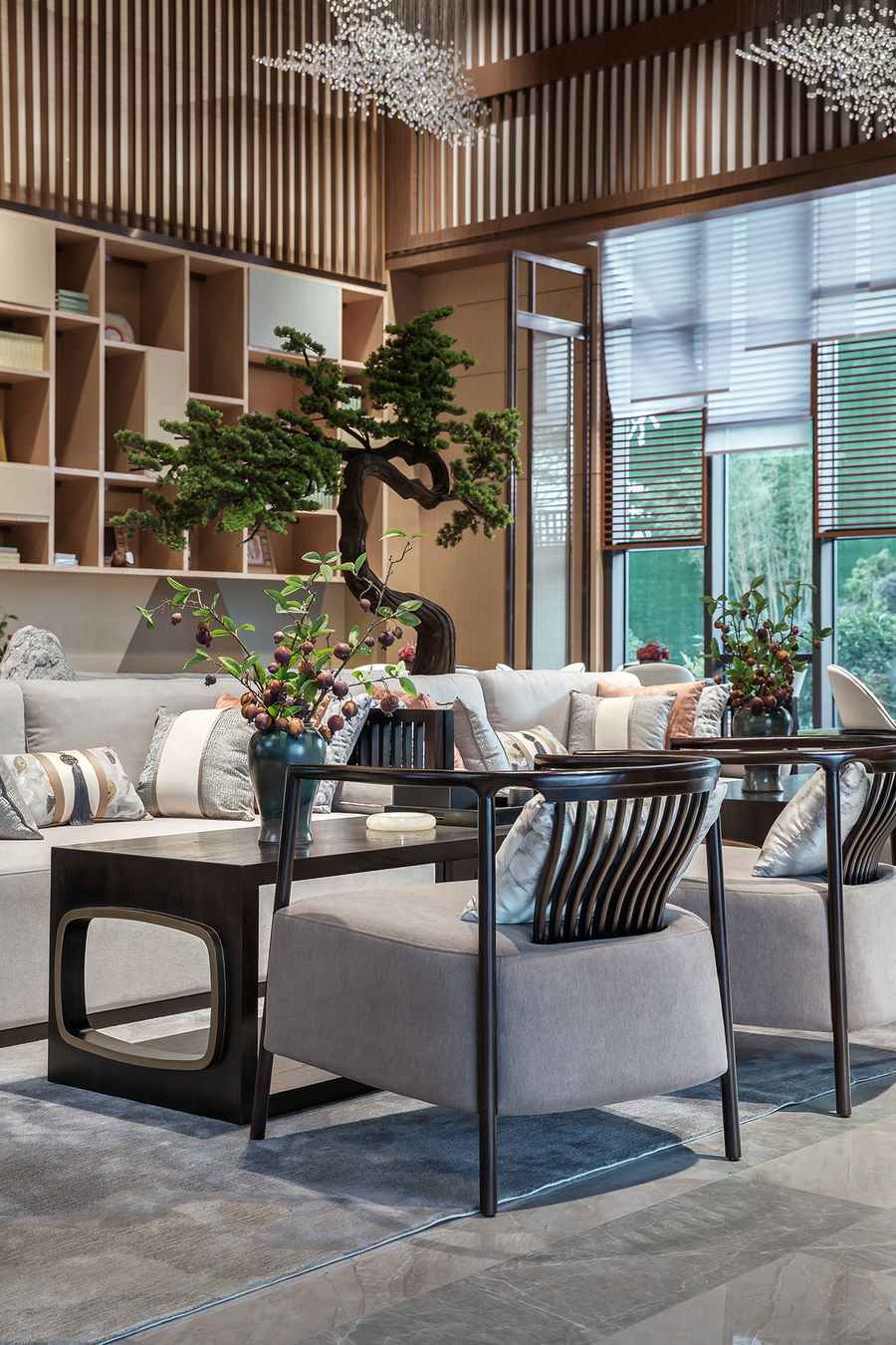 1200㎡ 现代中式 . 桂林伴山云庐售楼处 | 深圳太合设计-欧模设计圈-欧模网