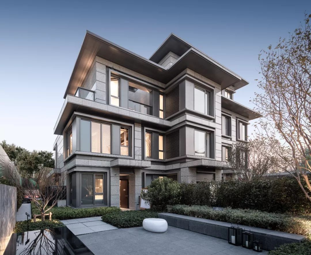 设计圈 案例 家居别墅 别墅错叠院墅,自然生长的广阔与旷达 建筑设计