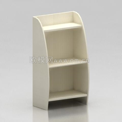 现代传统经典木纹展示台3D模型免费下载