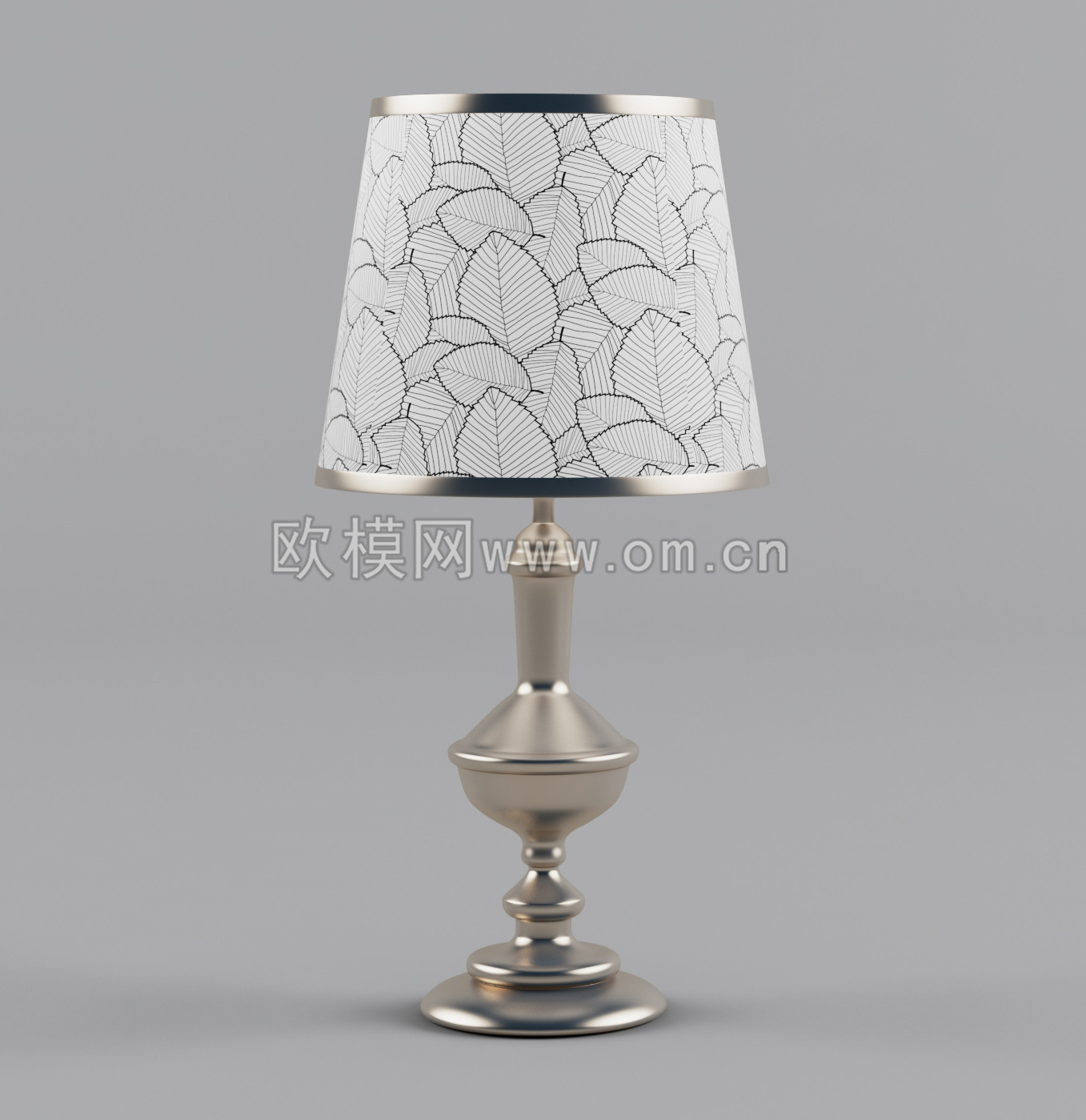 现代金属台灯3D模型-免费3dmax模型库-欧模网