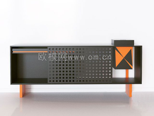 现代电视柜3D模型