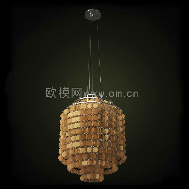 现代创意吊灯3D模型免费下载-免费3dmax模型库-欧模网