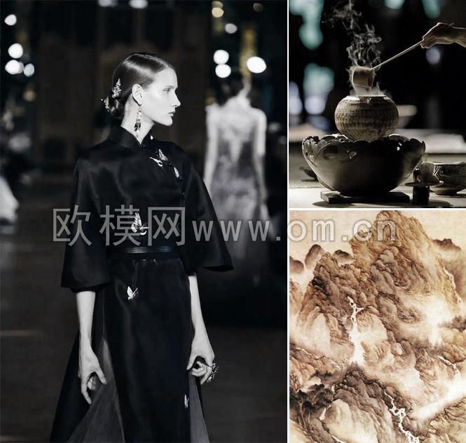中式黑檀沙发茶几组合3D模型