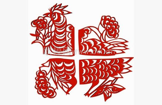 剪纸鸡2