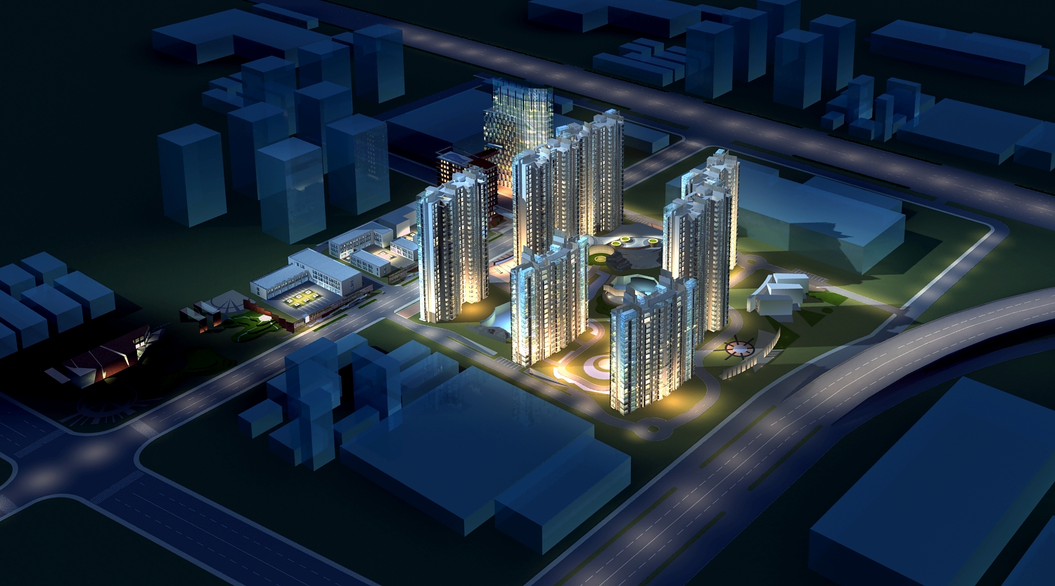 鸟瞰规划3d建模免费下载 (5)