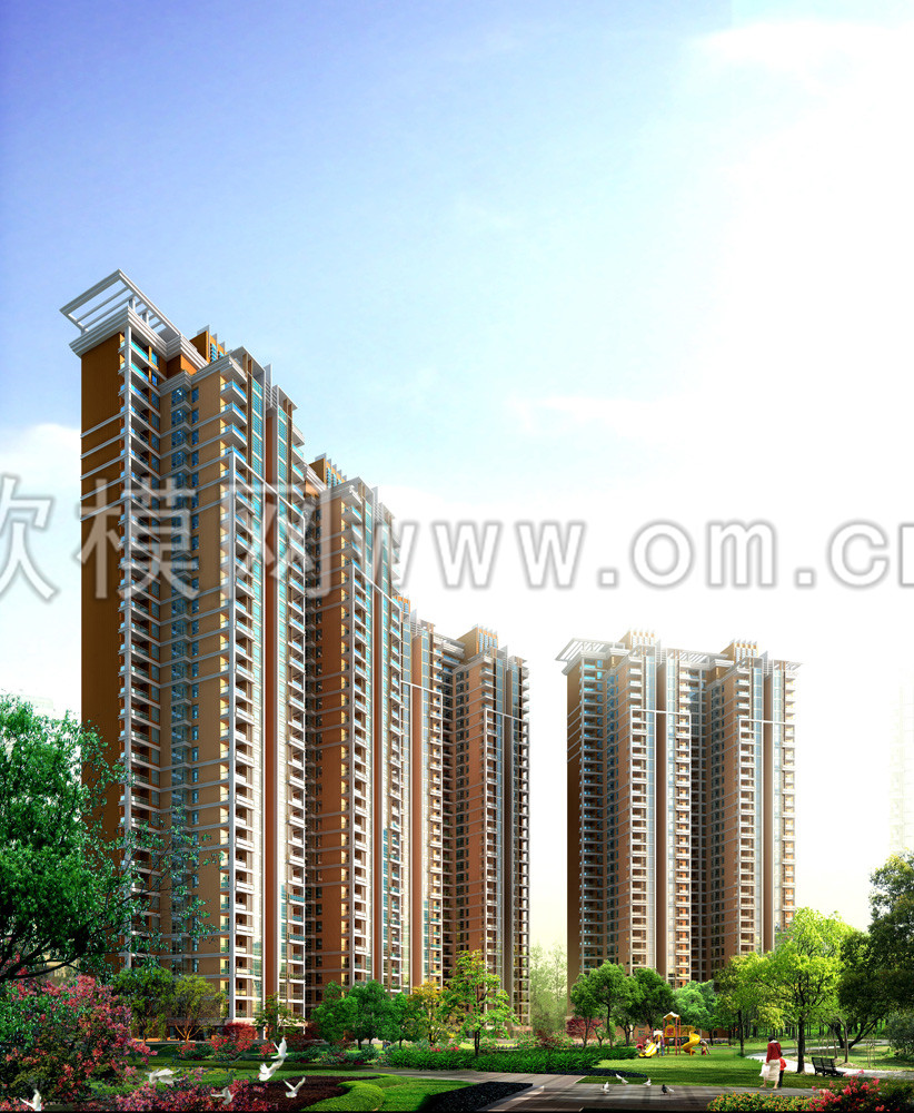 建筑外观 (209)-免费3dmax模型库-欧模网