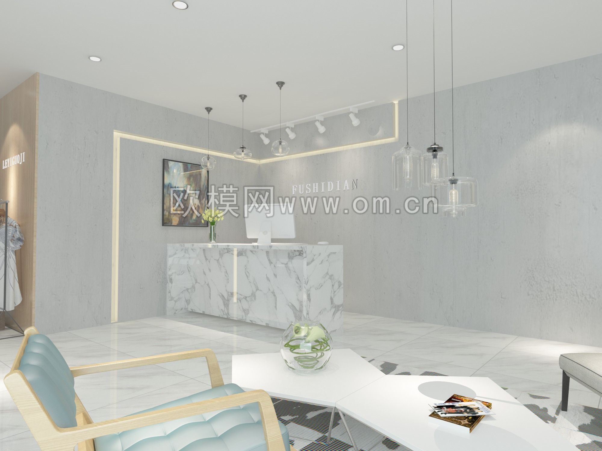 现代服装店3D模型免费下载下载_ID10651380_3dmax免费模型-欧模网